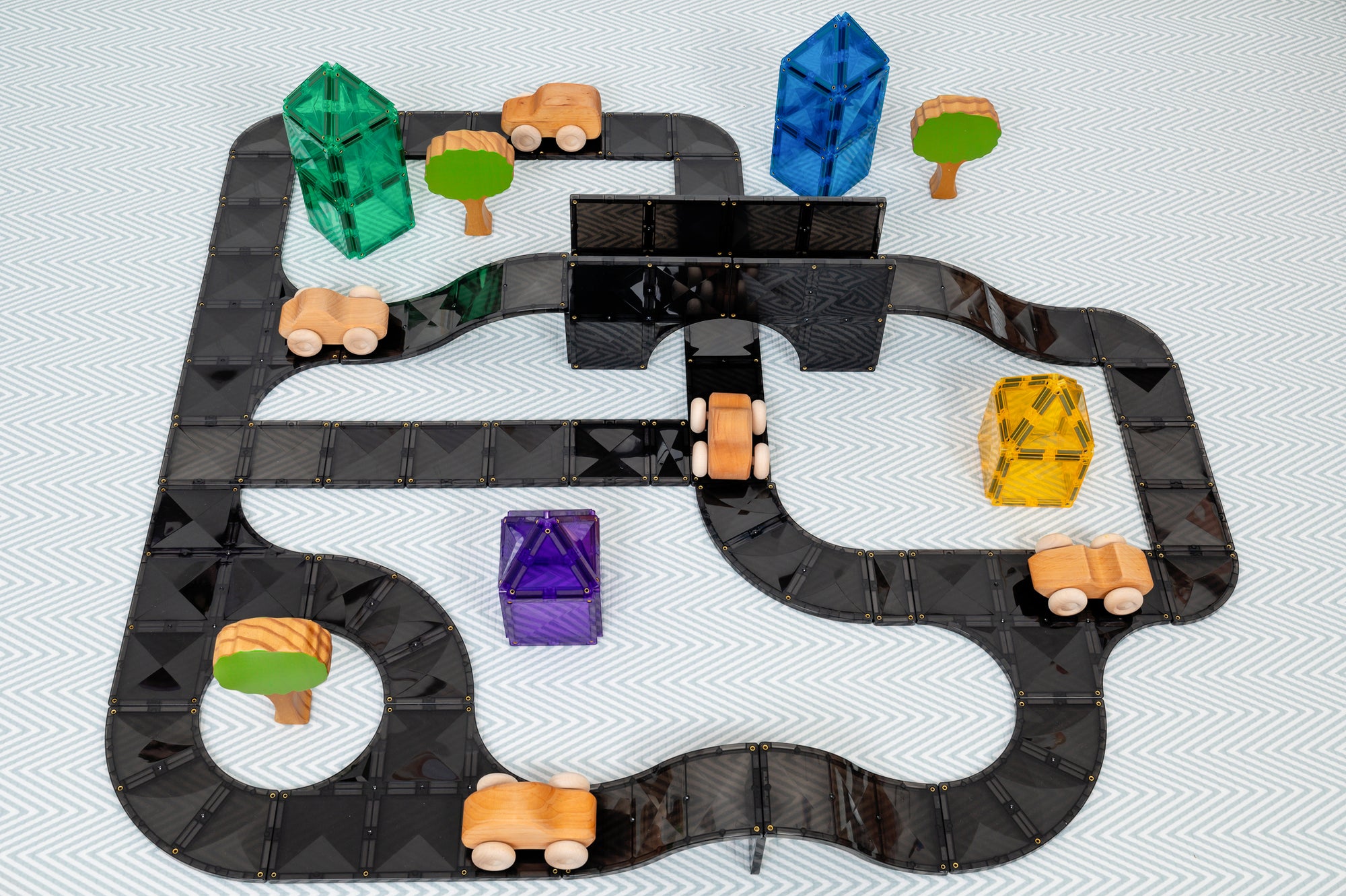 Connetix Magnetbausteine "Creative Roads Pack" 48-teilig