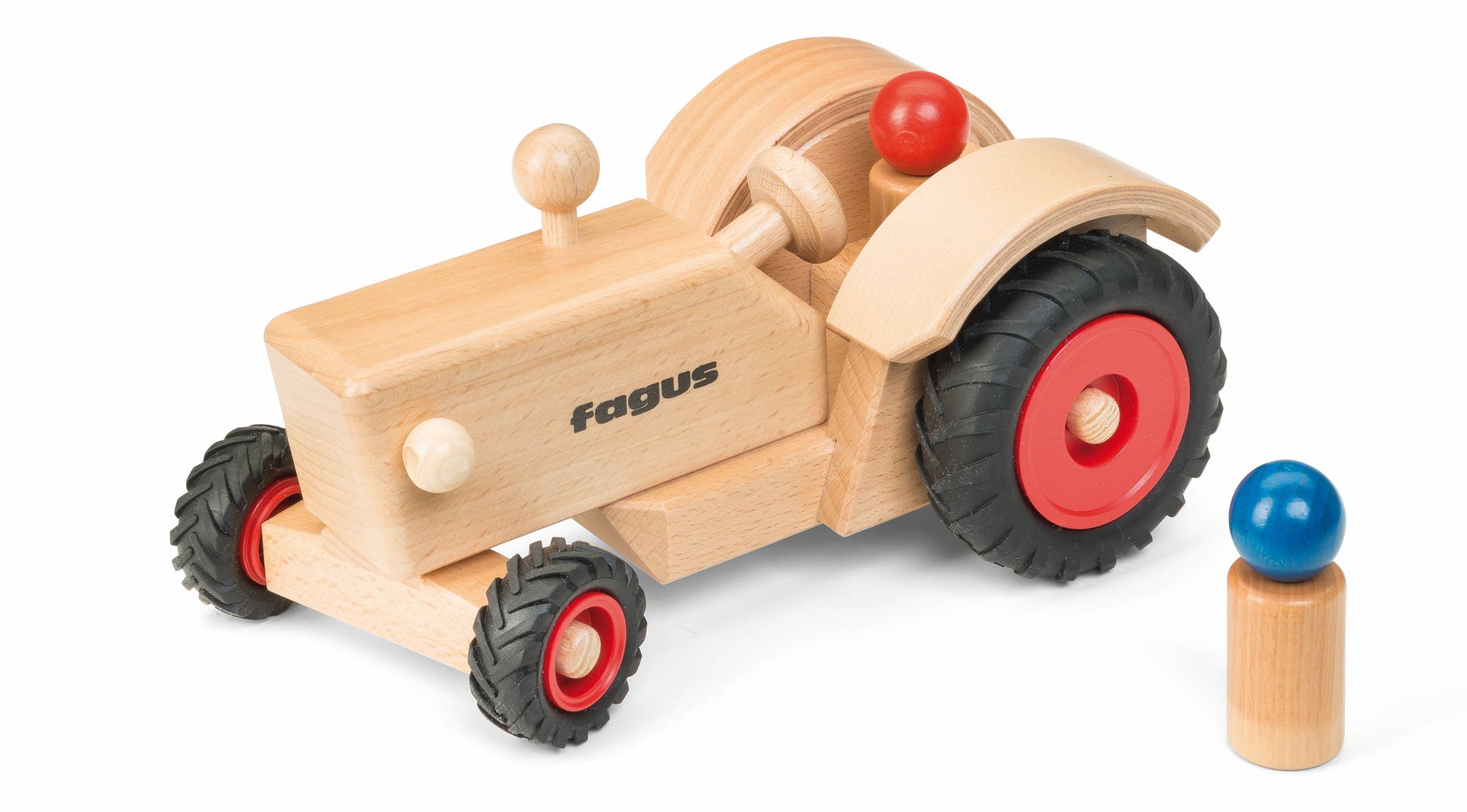 Fagus Traktor ohne Dach aus Holz