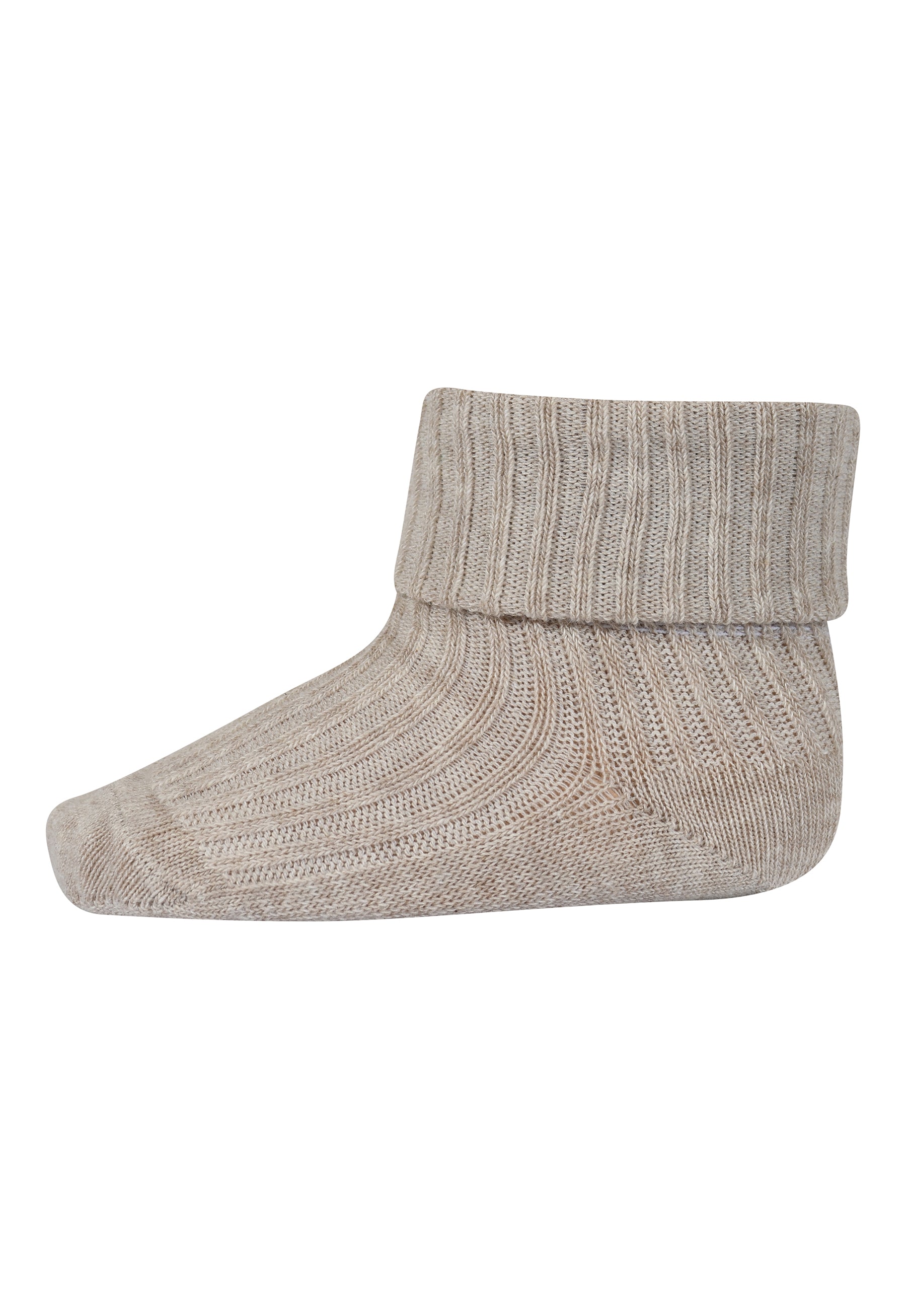 mp Denmark Socken Baumwolle "Beige Melange"