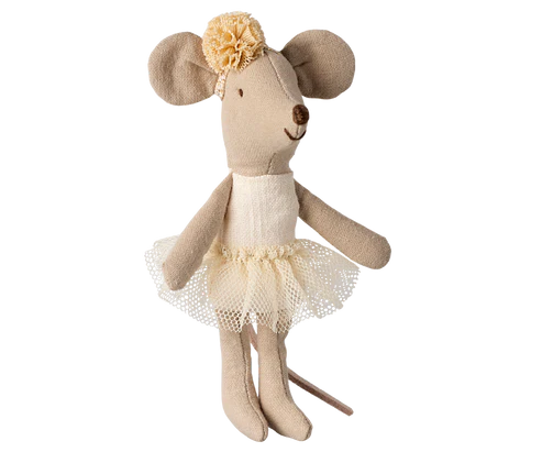 Maileg Ballerina Maus - Kleine Schwester Off White