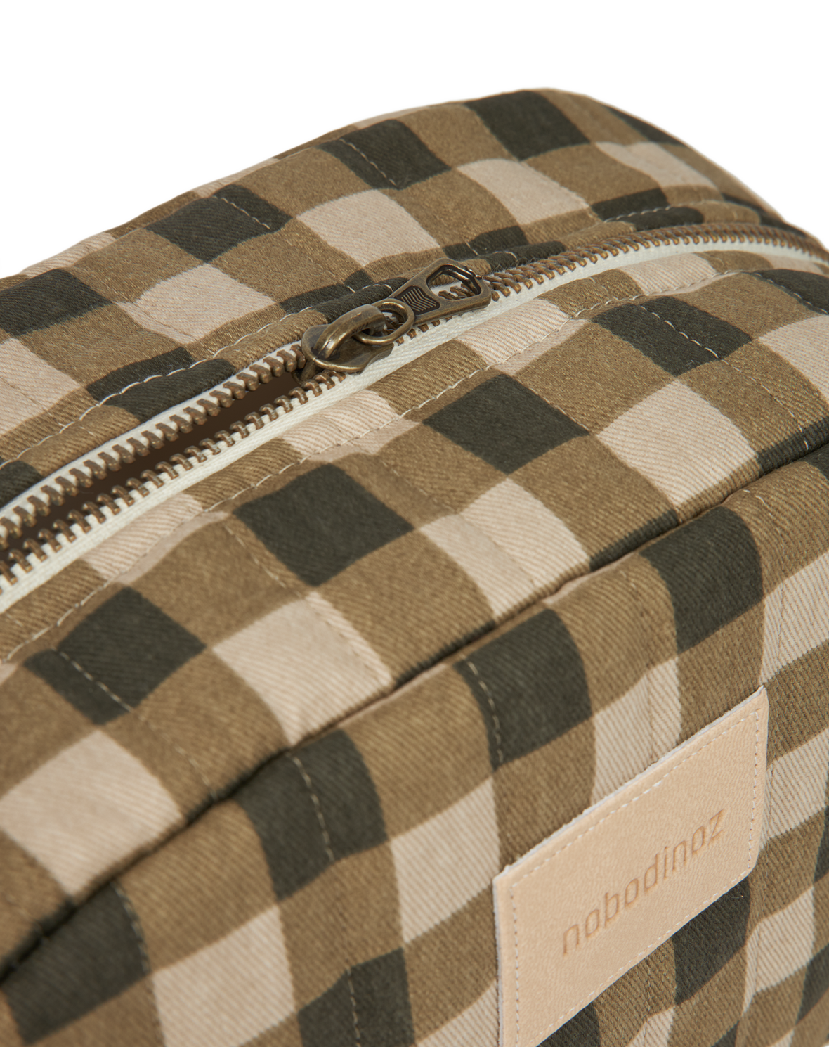 Nobodinoz Kosmetiktasche "Hyde Park Green Checks"