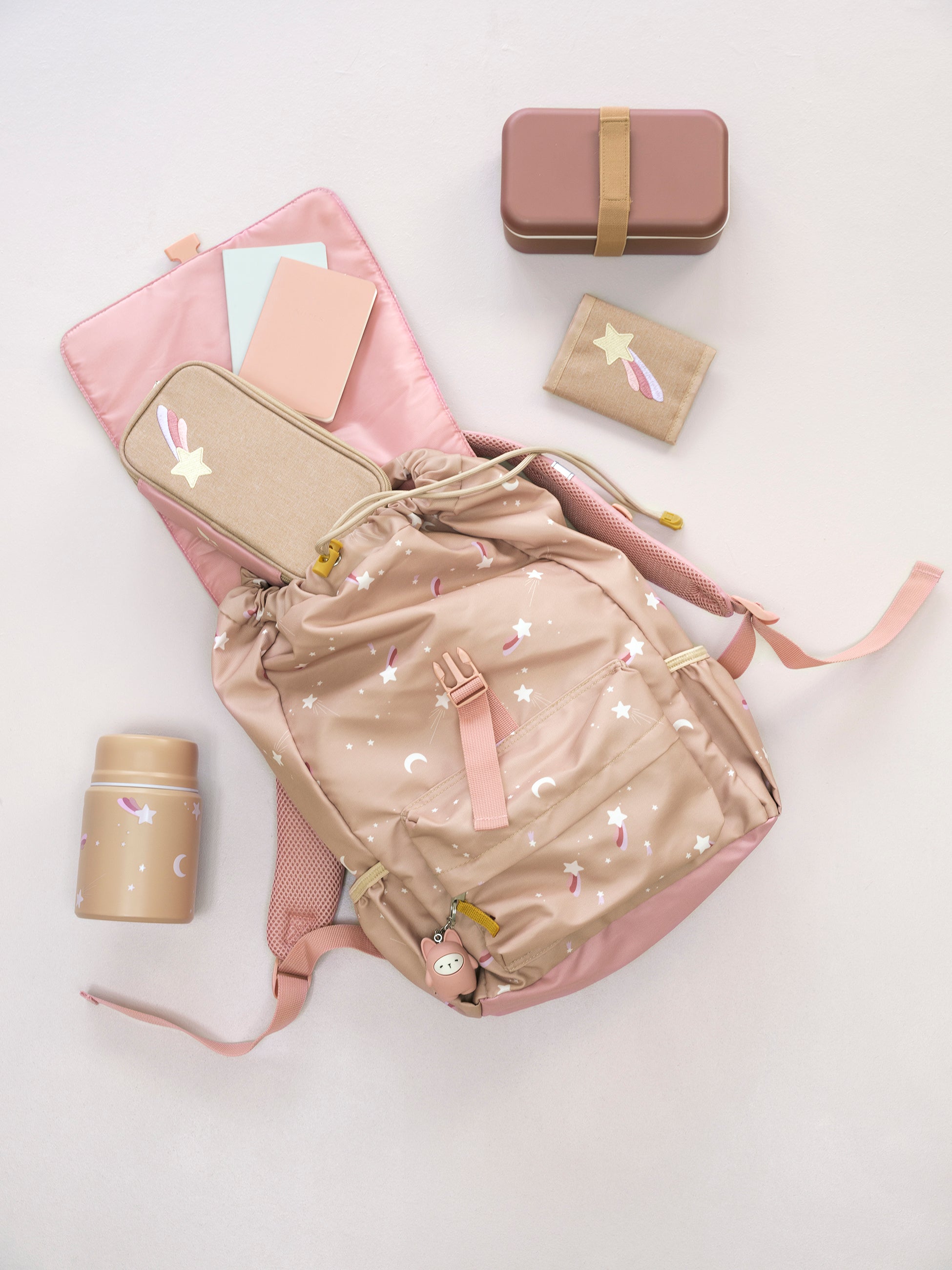 Fabelab Rucksack "Large Shooting Star Caramel"