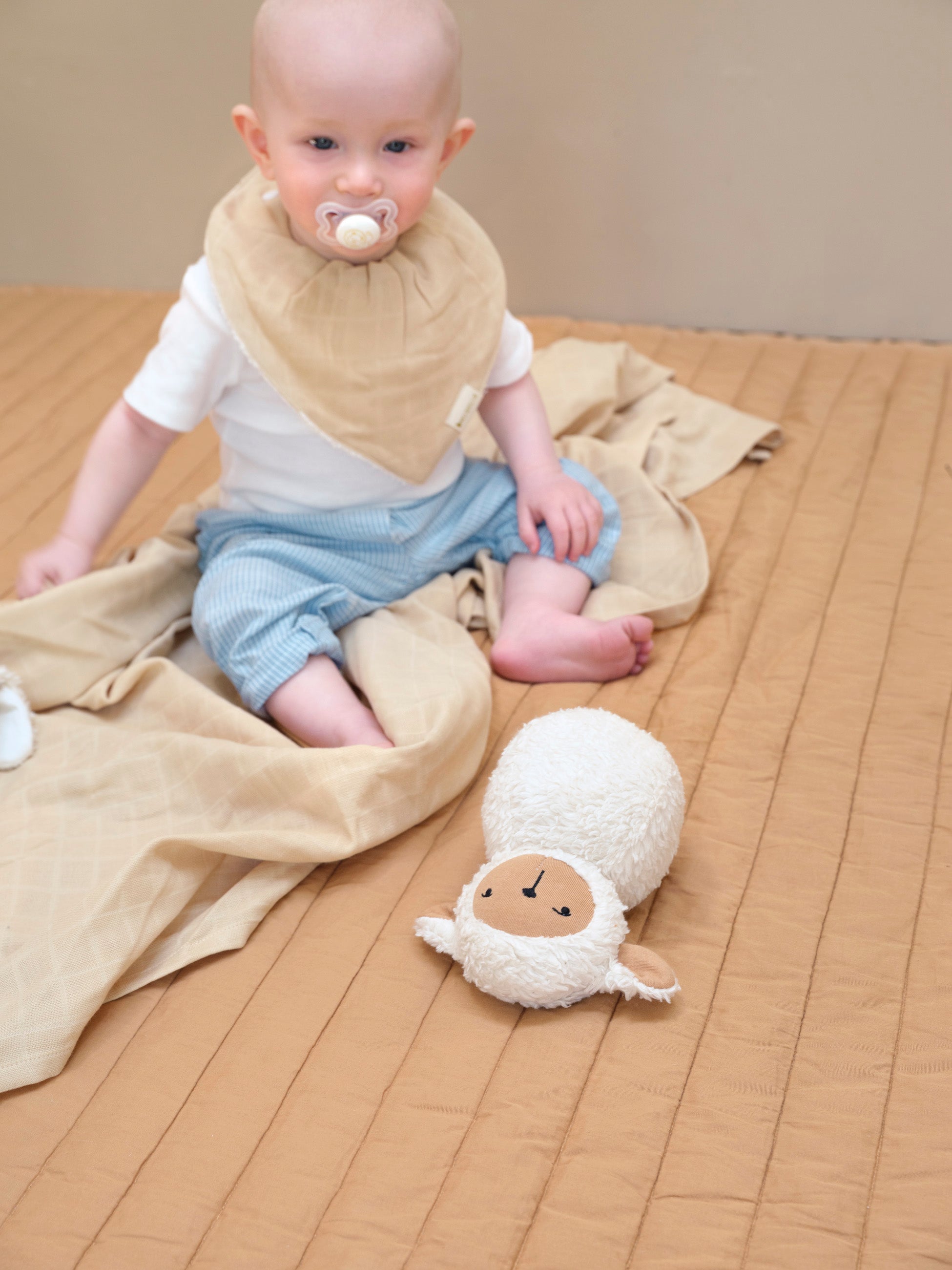 Fabelab Bandana Bib Lätzchen 2-er Set Wheat