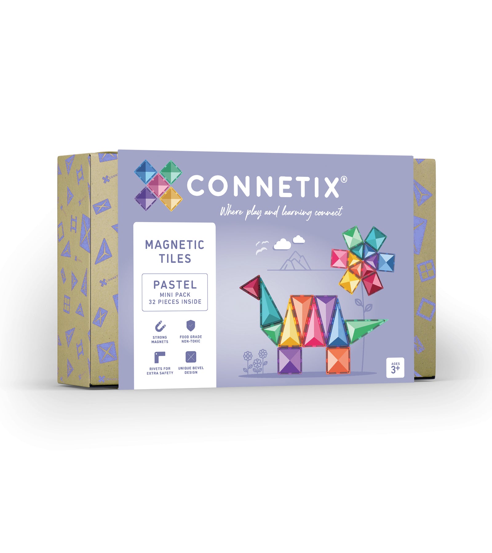 Connetix Magnetbausteine "Pastel Mini Pack" 32-teilig