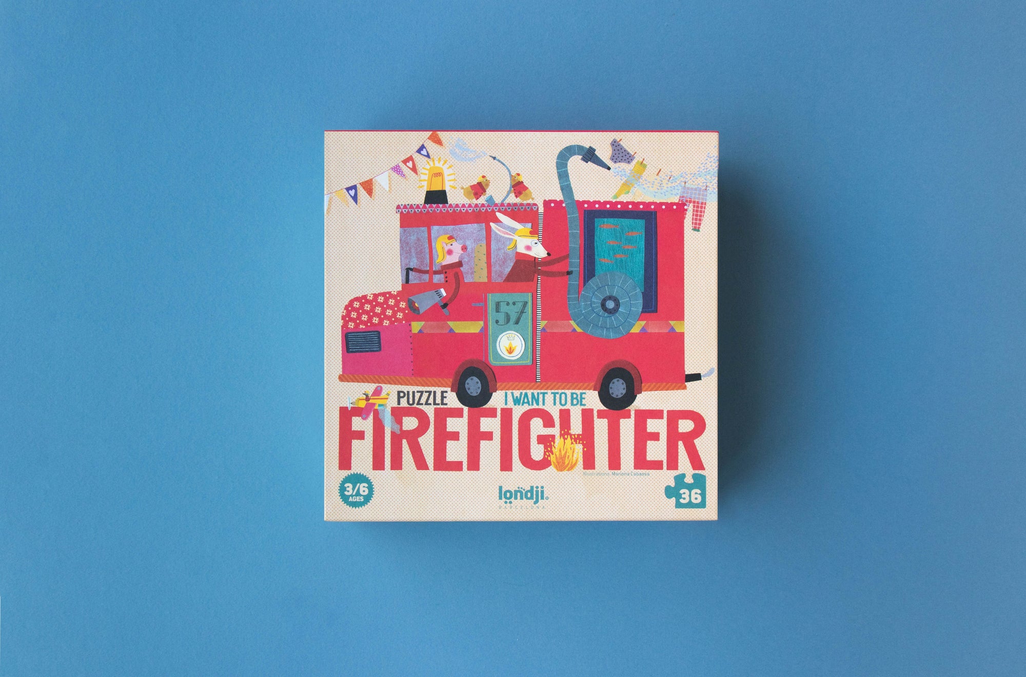 Londji Puzzle "I want to be a Firefighter"