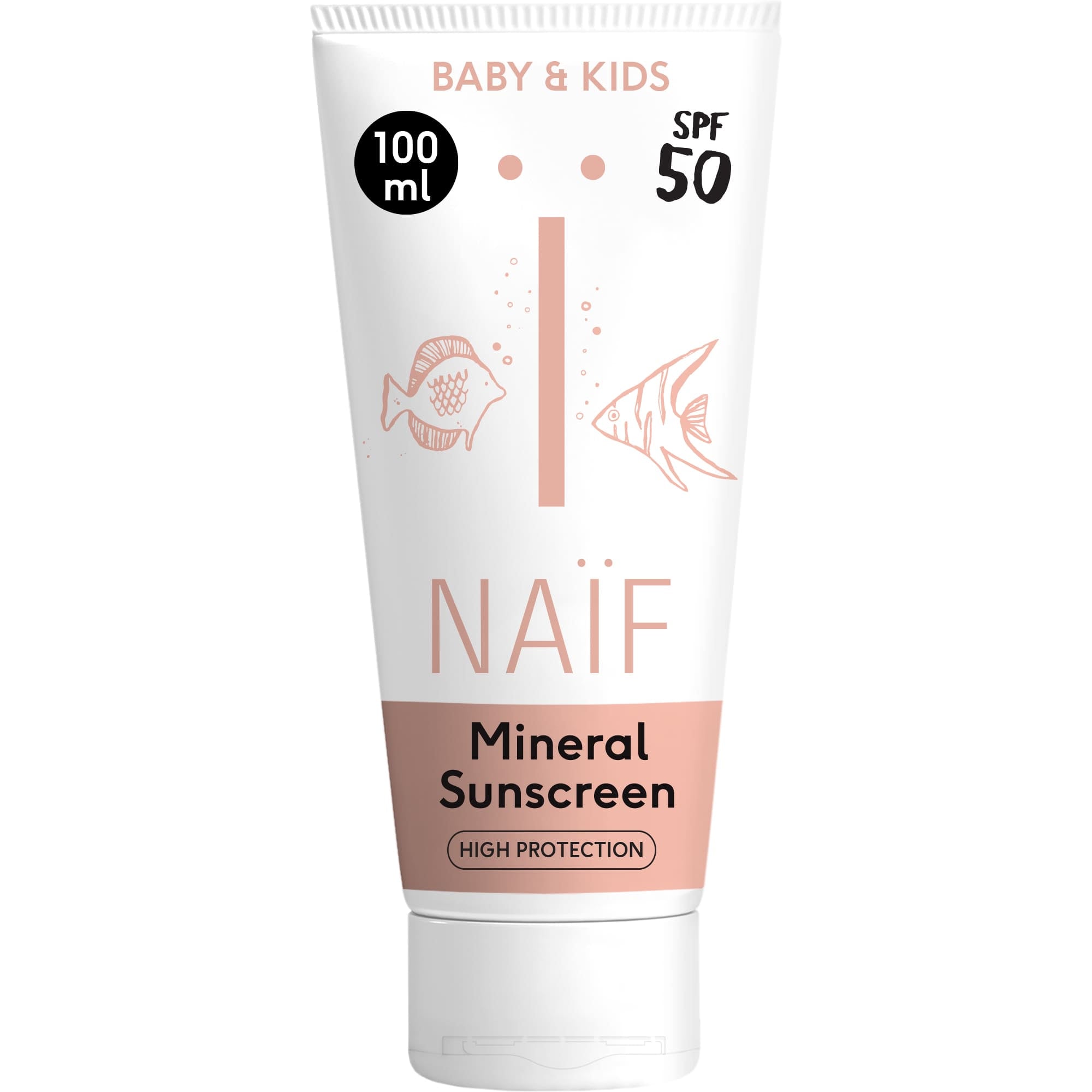 Naïf Mineral Suncream Baby & Kids SPF50 100ml ohne Parfum