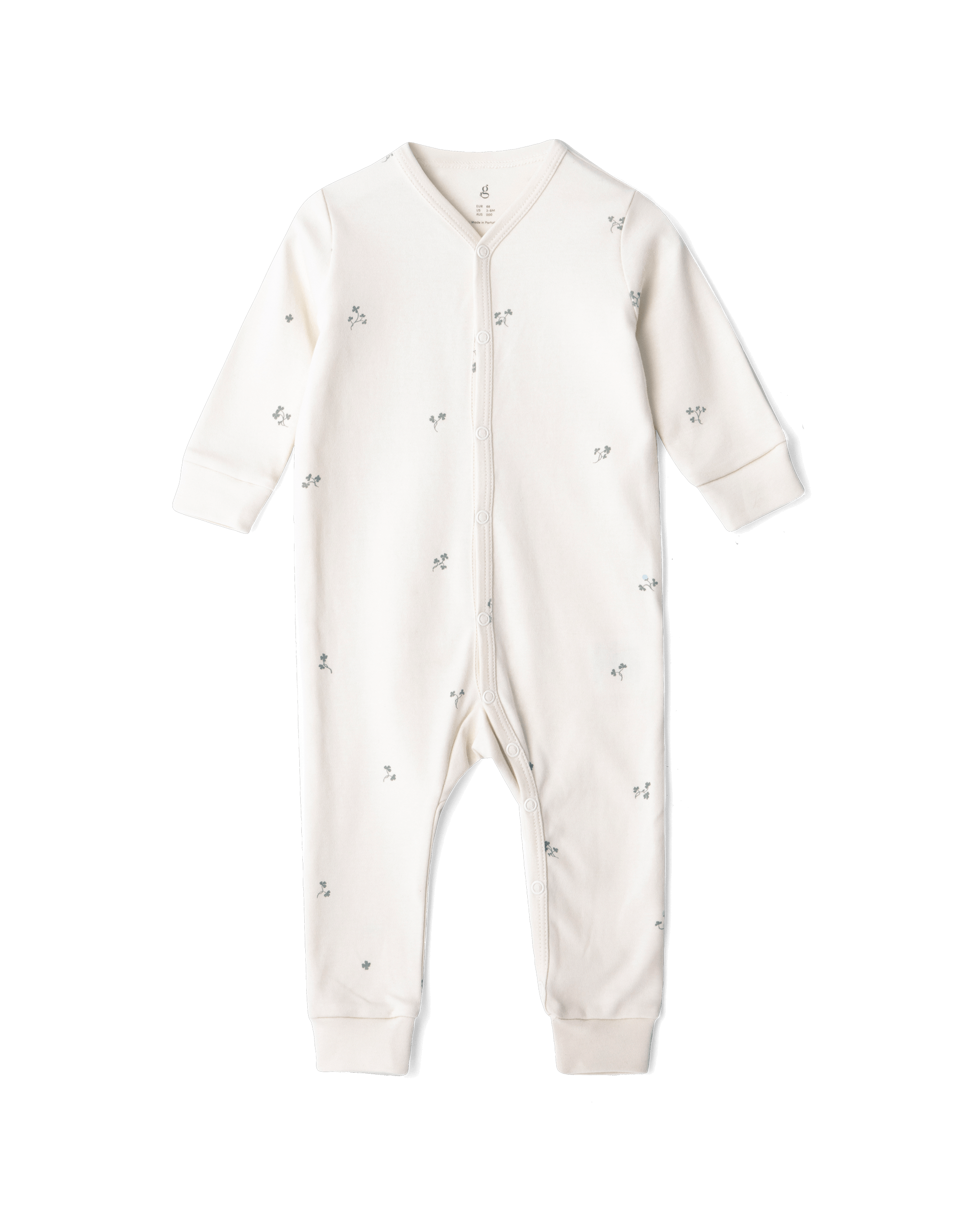 Garbo & Friends Jersey Pyjama Folia Ecru