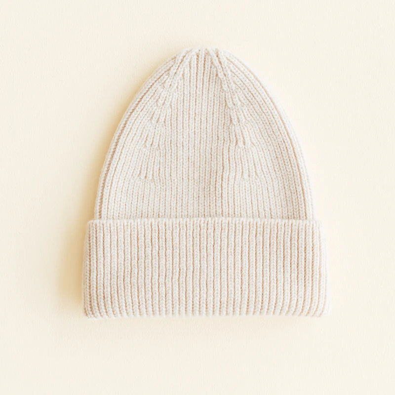 Hvid Kids Beanie "Fonzie" Cream