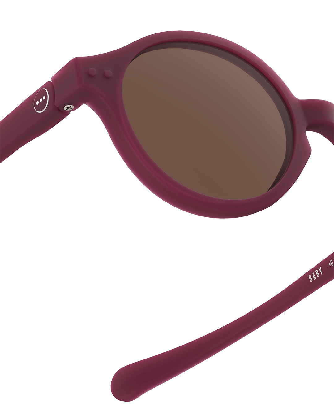 Izipizi Sonnenbrille Baby 'Artefact' #D 0-9 Monate Antique Purple