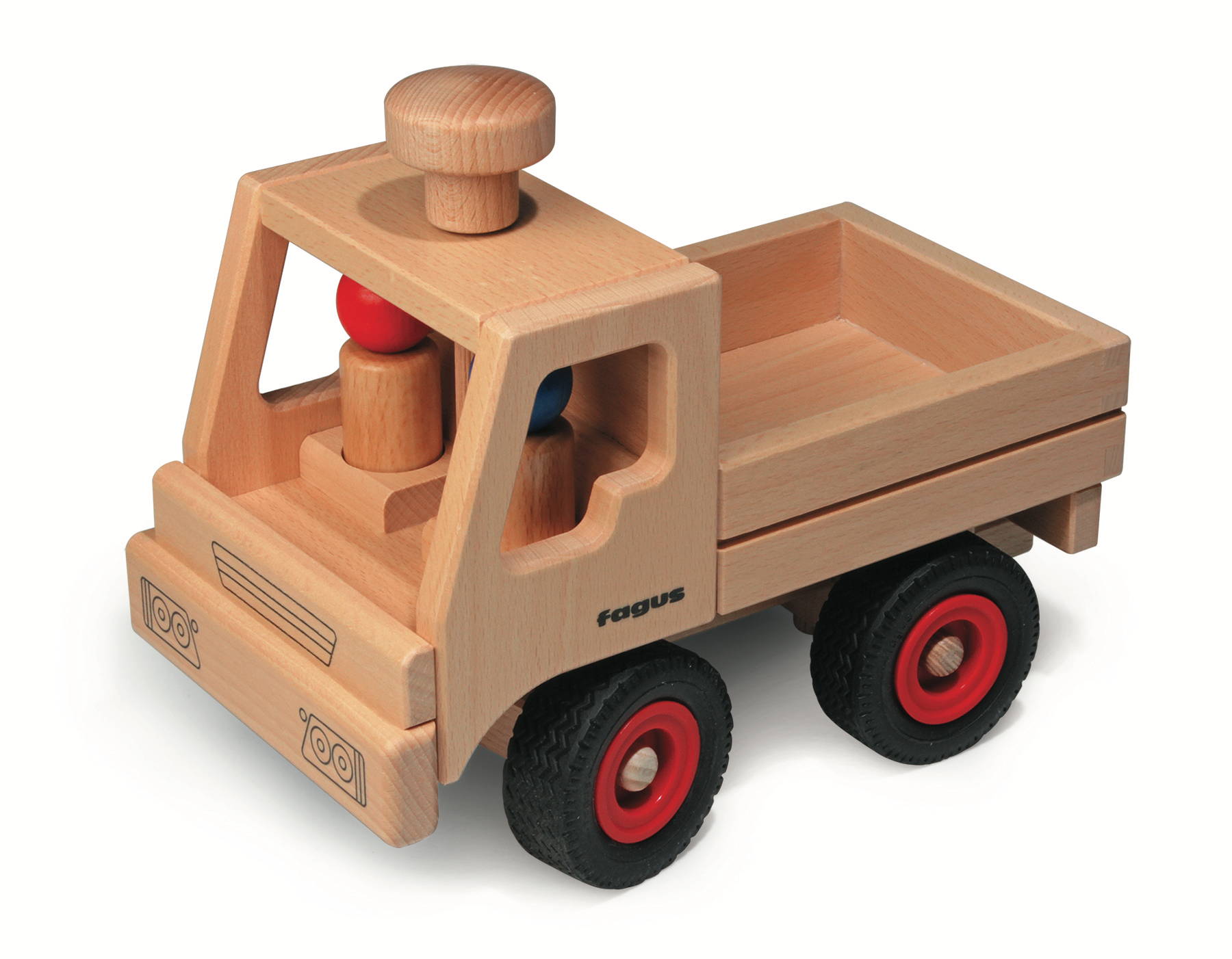 Fagus Lastwagen Unimog Basismodell aus Holz