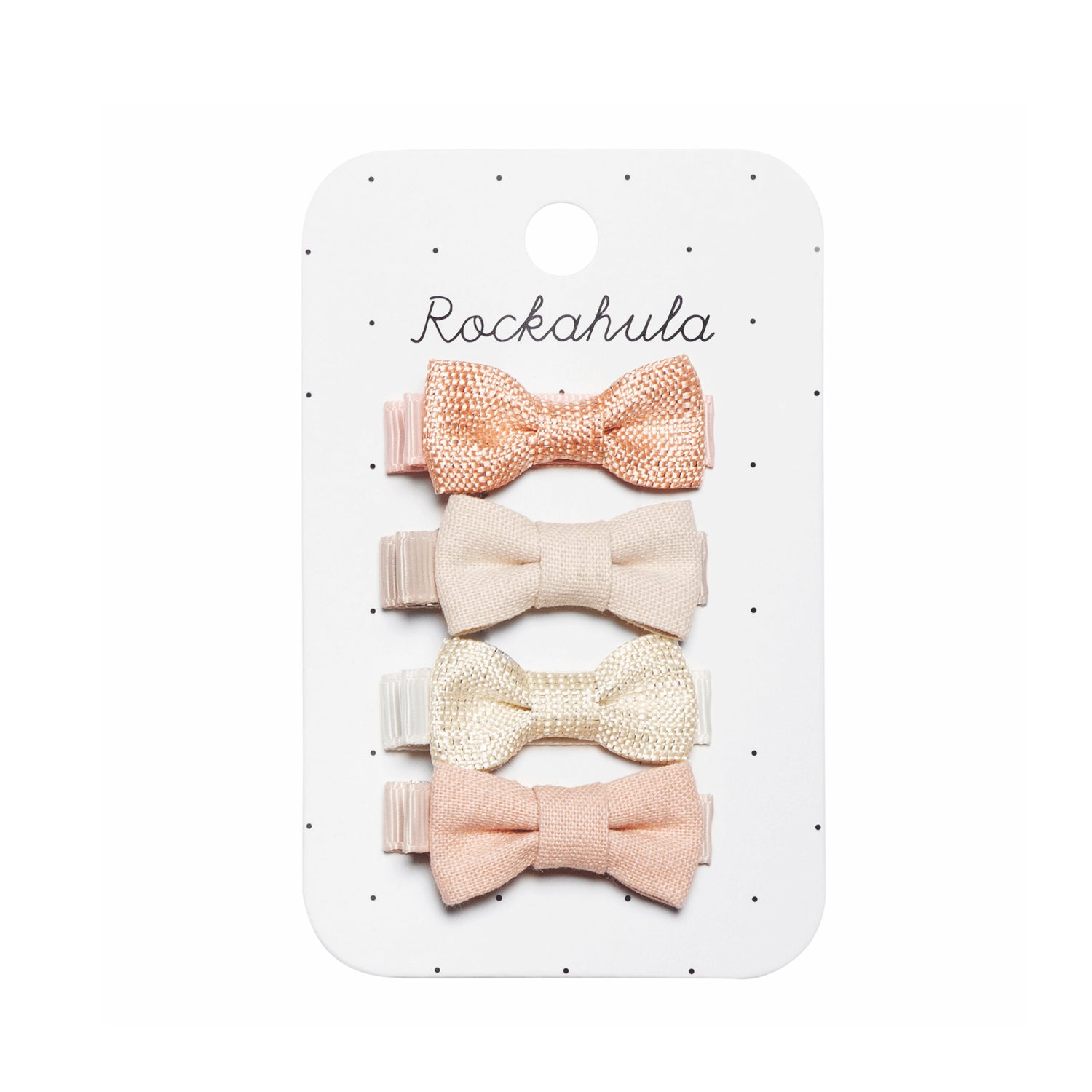 Rockahula Haarspangen  -  Flora Linen Mini Bow Clips