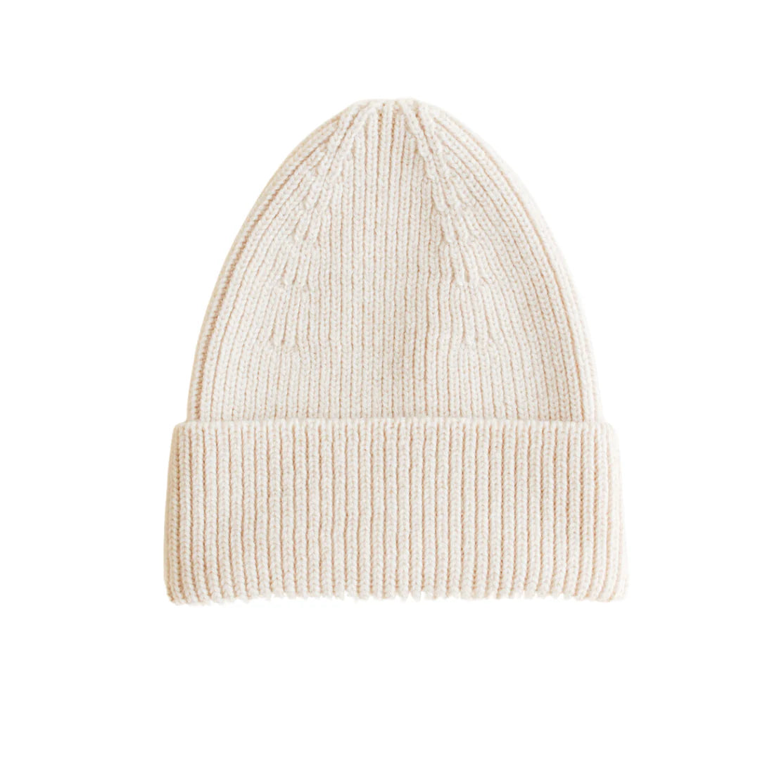 Hvid Adult Beanie "Fonzie" Cream