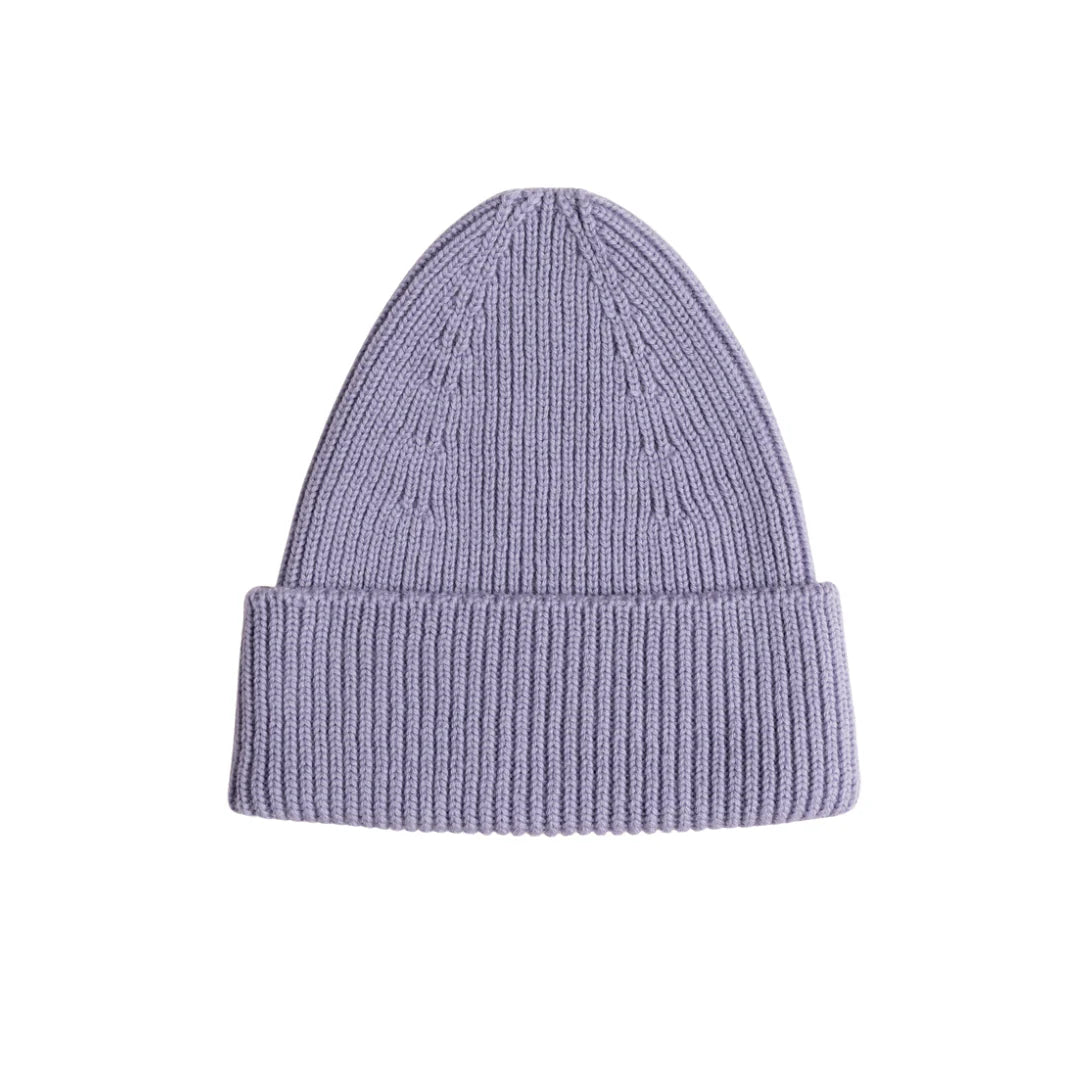 Hvid Kids Beanie "Fonzie" Lilac