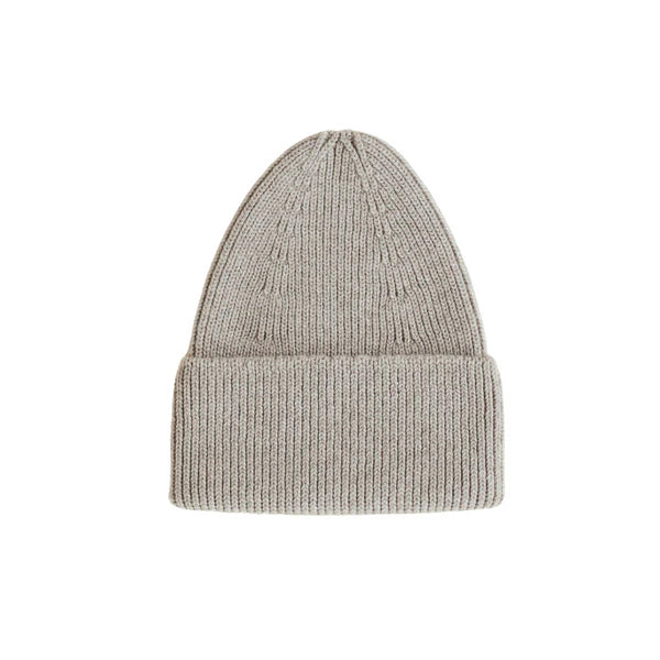 Hvid Kids Beanie "Fonzie" Pebble