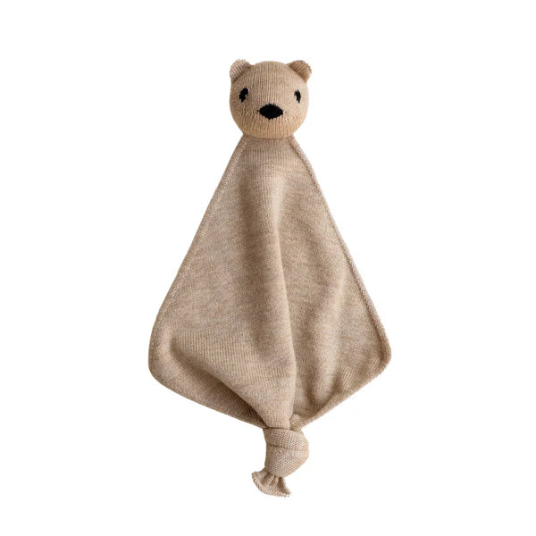 Hvid Kuscheltuch Teddy "Tokki" Sand