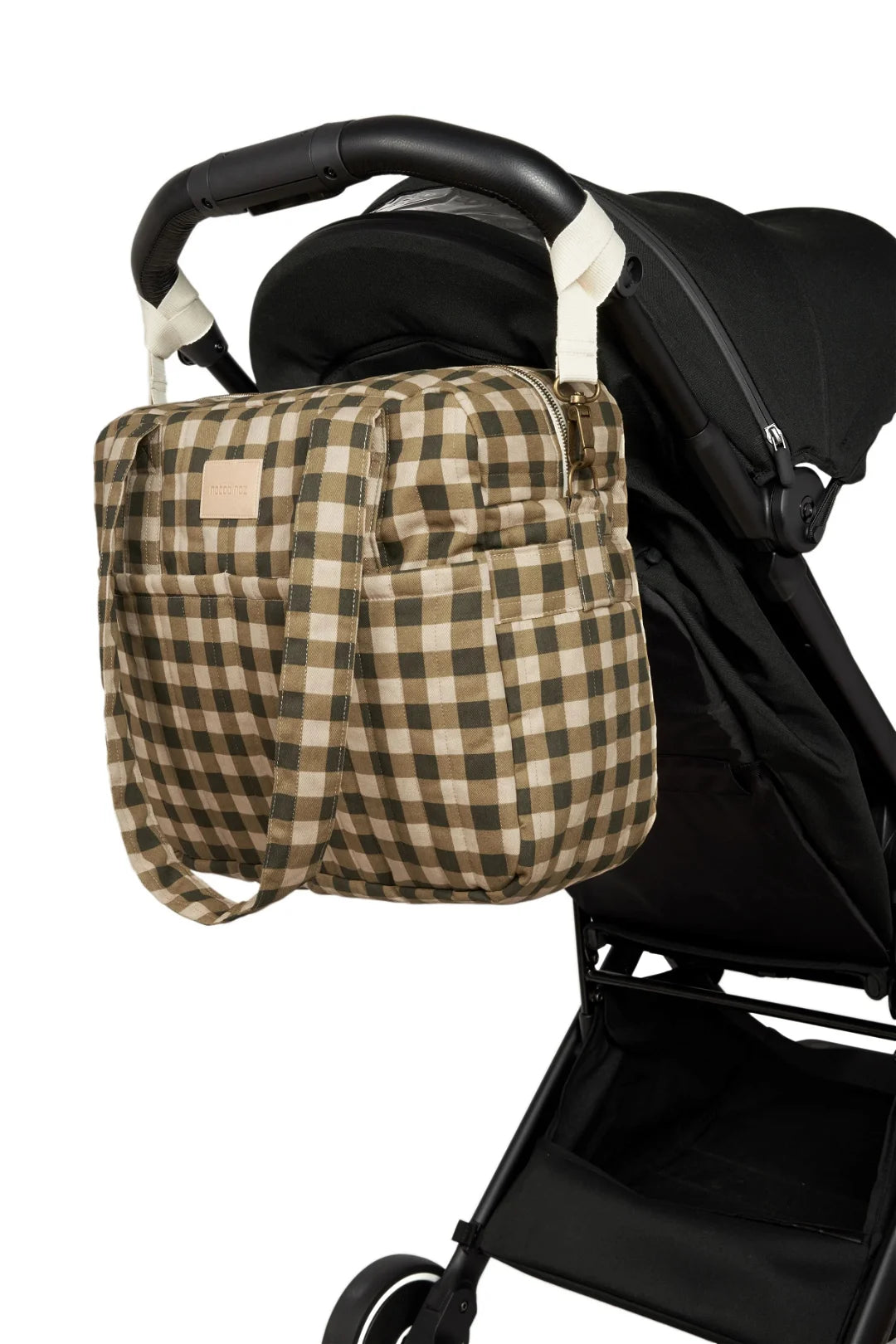 Nobodinoz Kinderwagen Tasche "Hyde Park Green Checks"