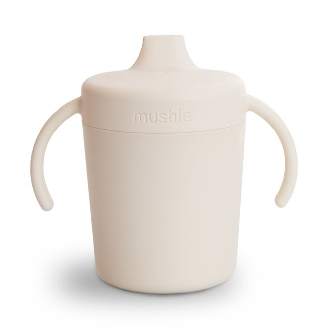 Mushie Trinklernbecher Sippy Cup Ivory