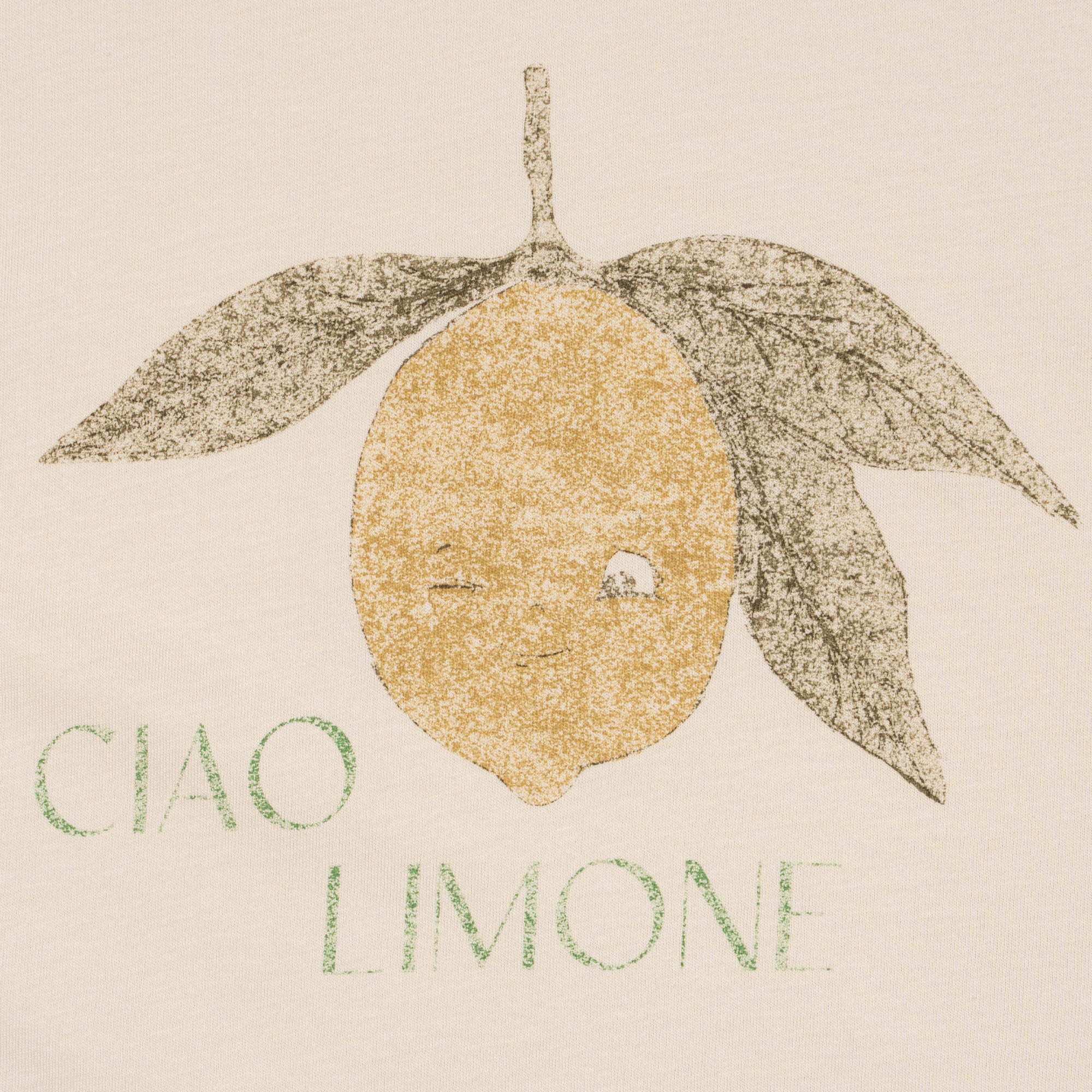 Konges Sløjd GOTS Shirt & Shorts Set "Famo Ciao Limone Birch"