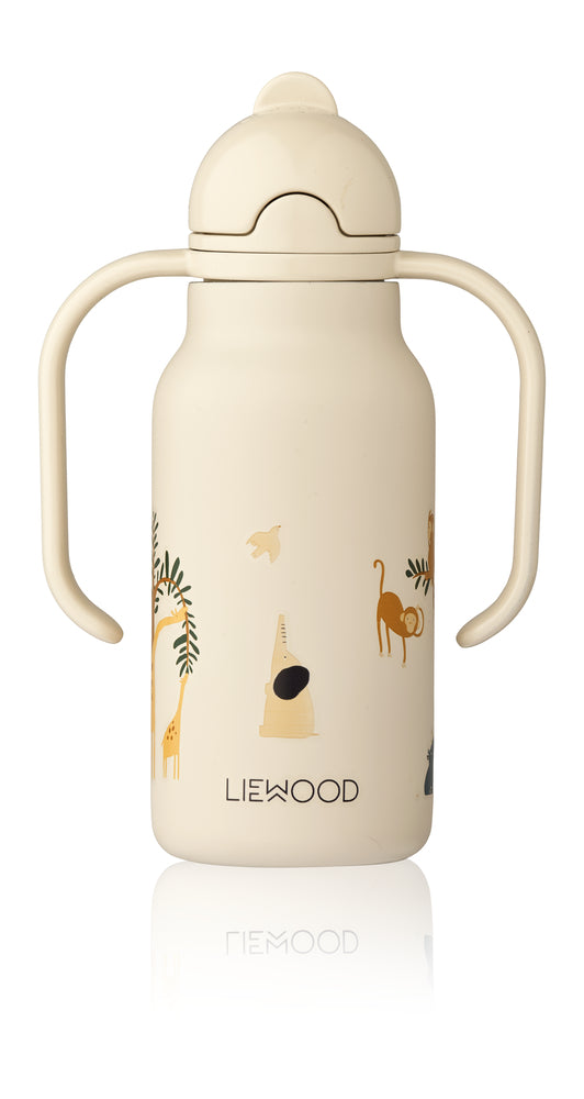 Liewood Thermo Trinkflasche mit Griff "Kimmie" All Together Sandy 250ml