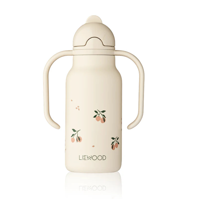 Liewood Thermo Trinkflasche mit Griff "Kimmie" Peach Sea Shell 250ml