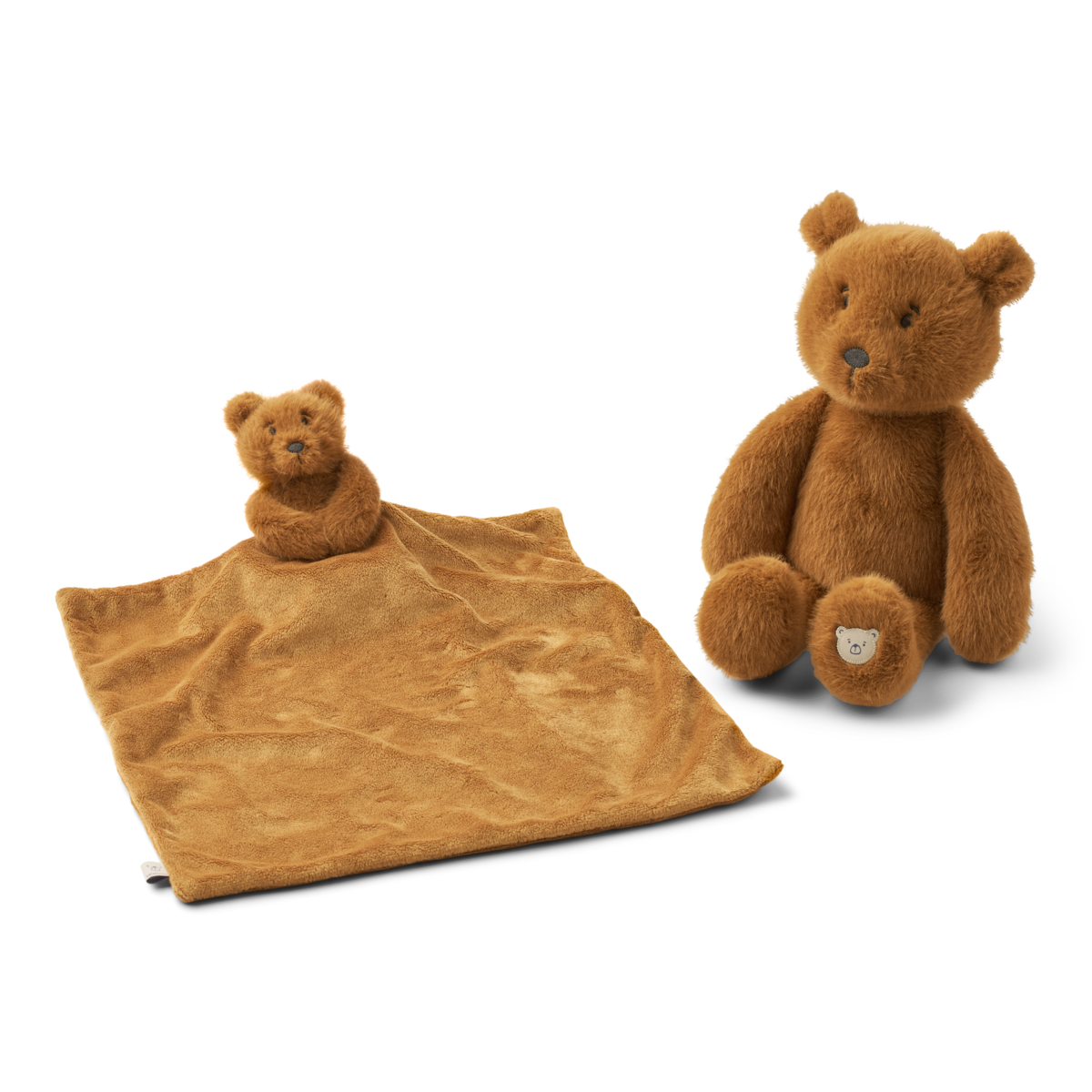 Liewood Kuscheltier Geschenk-Set "Lillian" Bear Golden Caramel