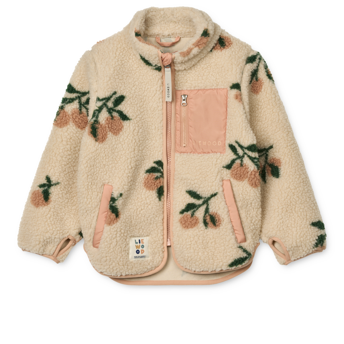 Liewood Jacke "Nolan" Pile Peach / Sea Shell