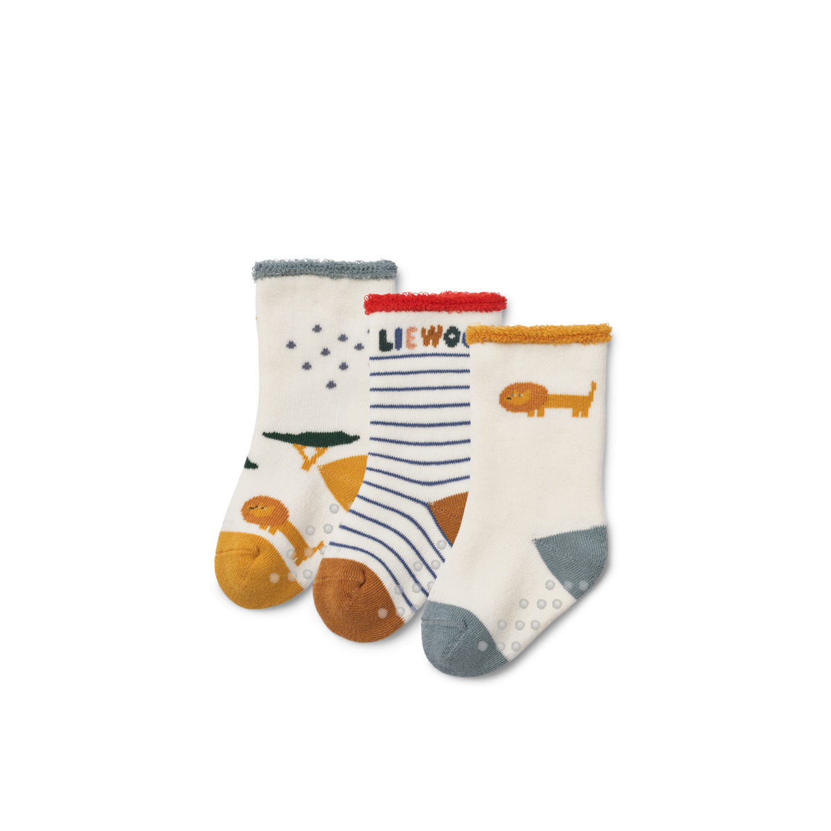 Liewood Baby-Socken "Eloy" Safari / Sandy Mix