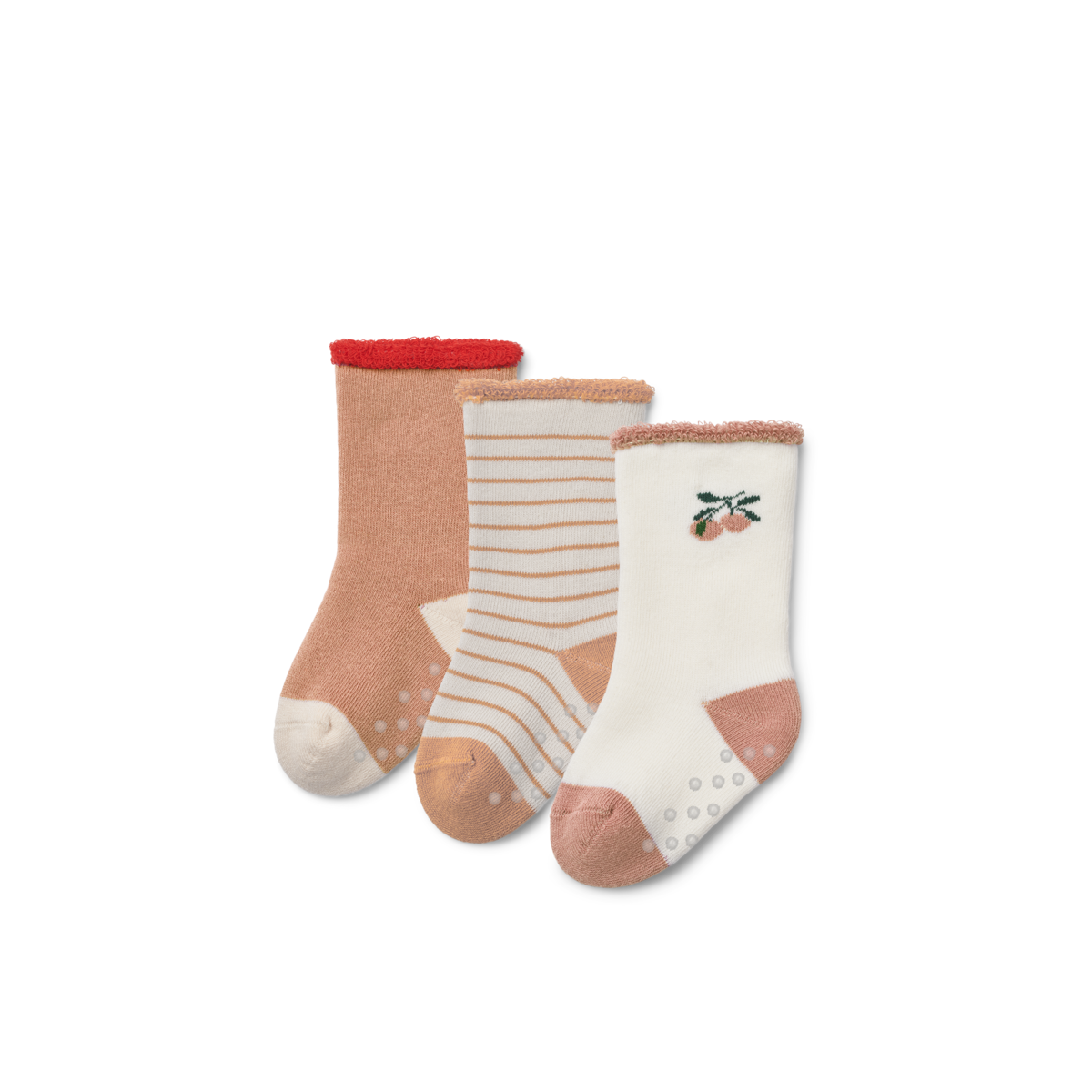 Liewood Baby-Socken "Eloy" Peach / Sandy Mix