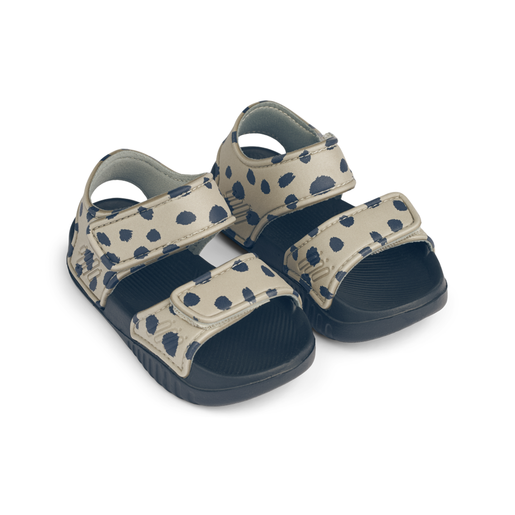 Liewood Kinder Bade Sandalen "Blumer" Leo Spots Mist