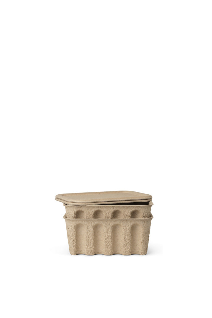 Ferm Living Paper Pulp Boxen S 2-er Set