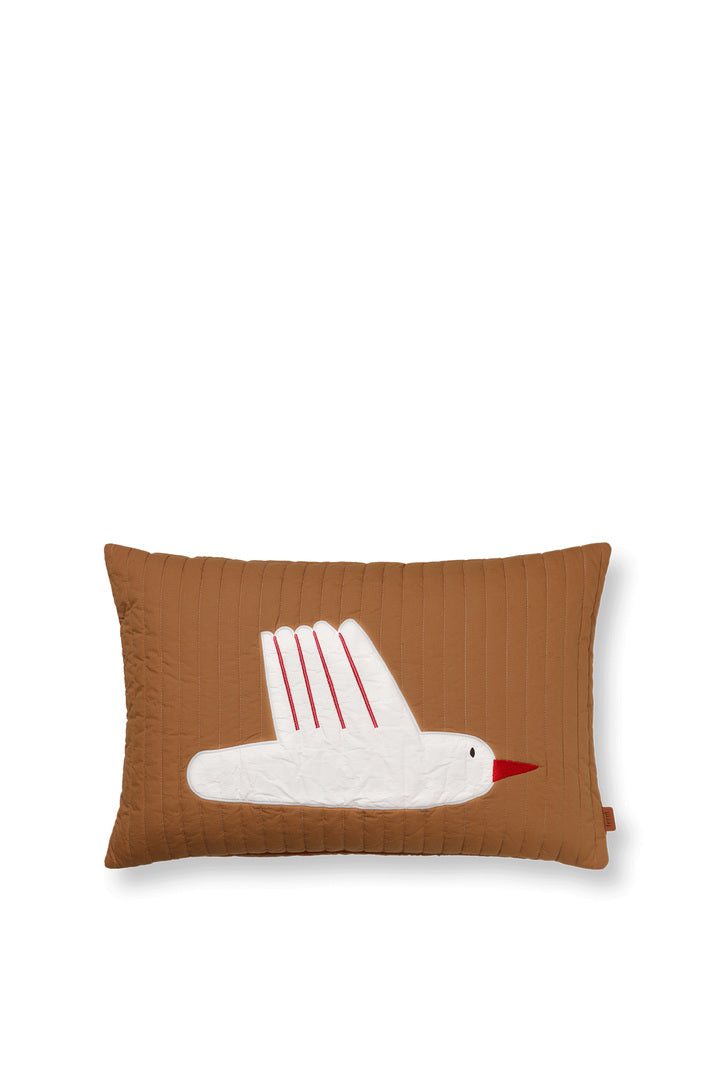 Ferm Living Kissen - Bird Quilted