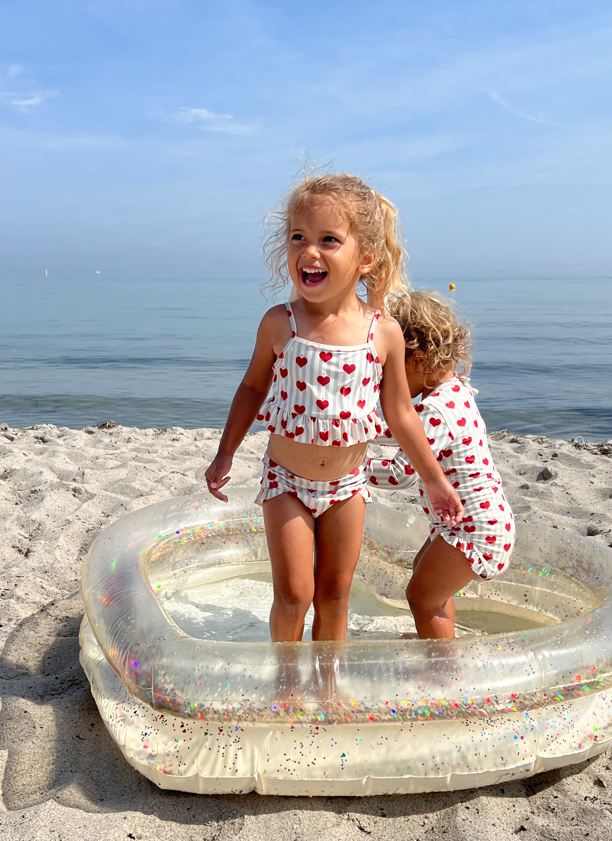 Konges Sløjd Planschbecken "Heart Pool Transparent"