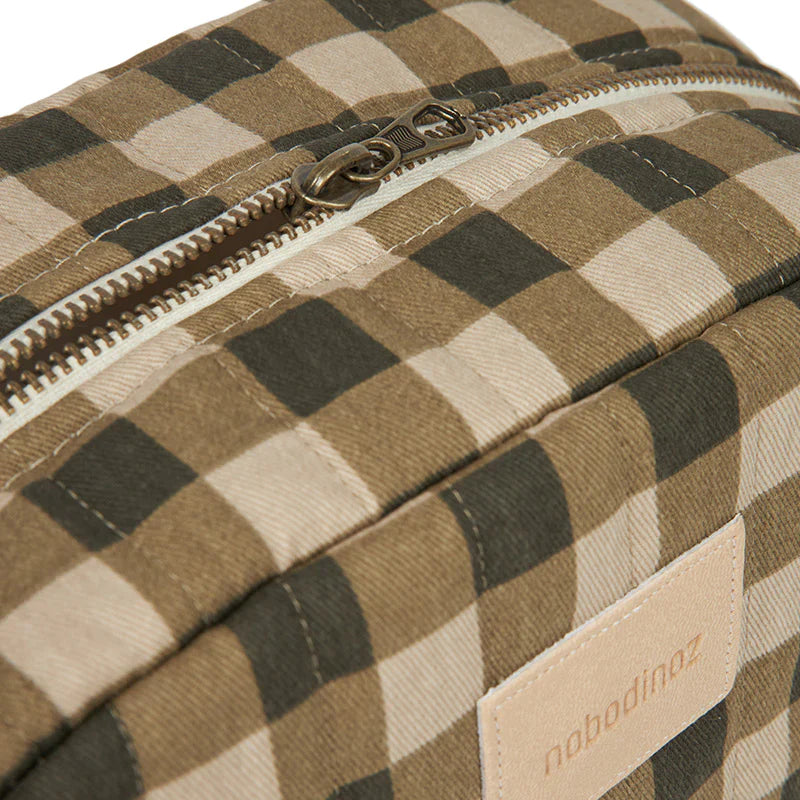 Nobodinoz Kosmetiktasche "Hyde Park Green Checks"