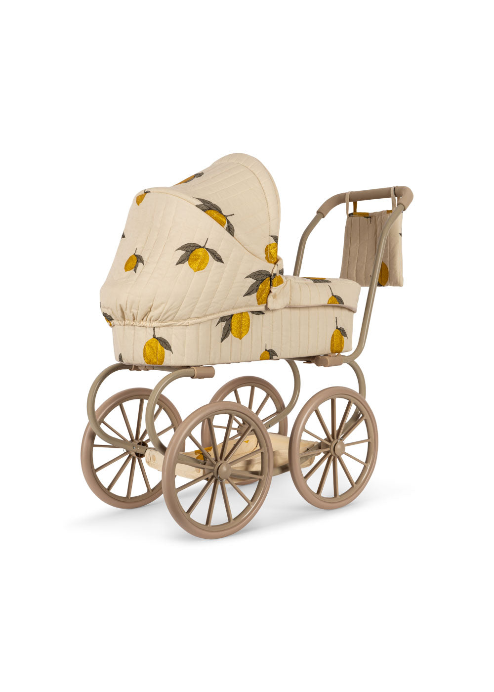 Konges Sløjd Puppen-Kinderwagen "Mini Doll Pram Mon Grand Citron Glitter"