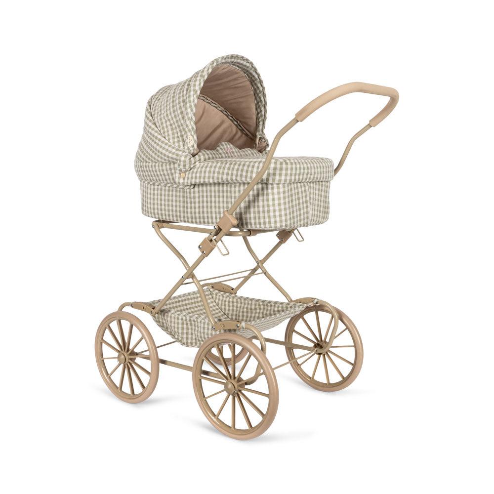 Konges Sløjd Puppen-Kinderwagen "Doll Pram Tea Check"