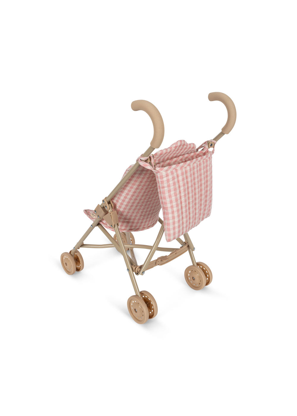 Konges Sløjd Puppen-Kinderwagen "Powder Pink Check"