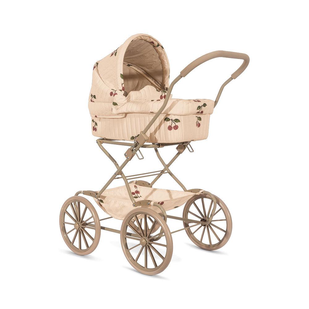 Konges Sløjd Puppen-Kinderwagen "Doll Pram Ma Grand Cerise Glitter"