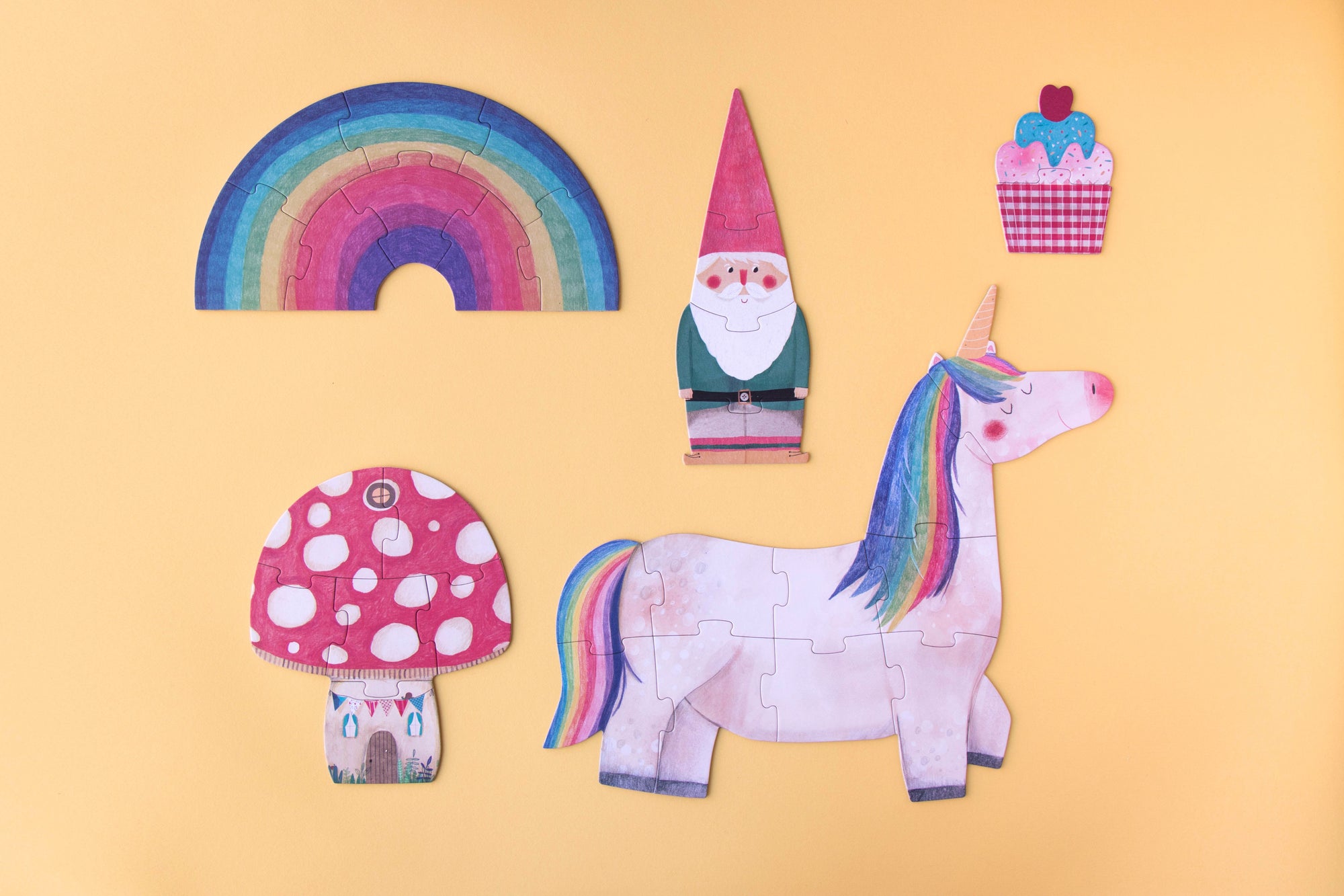 Londji Reversible Puzzle "Happy Birthday Unicorn"