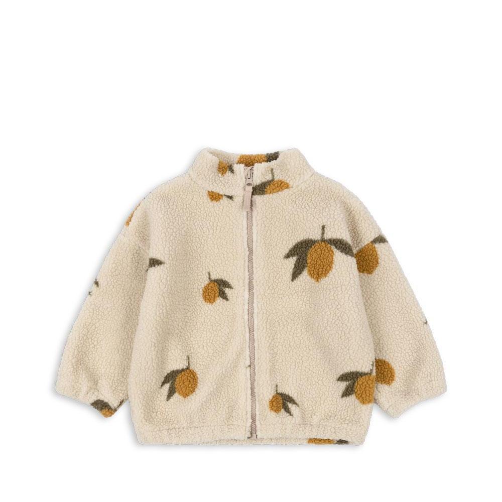 Konges Sløjd Fleece Jacke Teddy "Jody" Mon Grand Citron